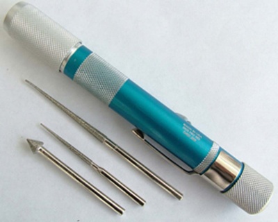 Bead Pearl Reamer Diamond Abrasive Metal Deluxe Set With 3 Tools